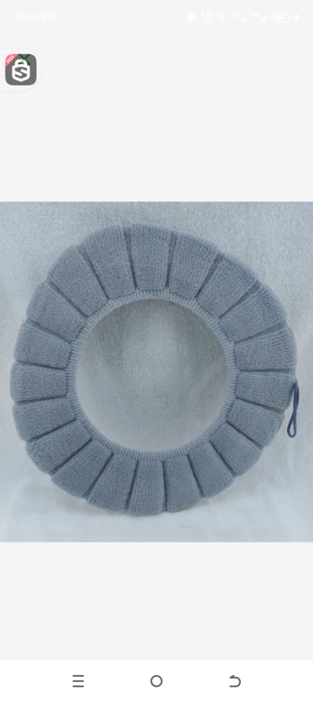 Toilet seat cover