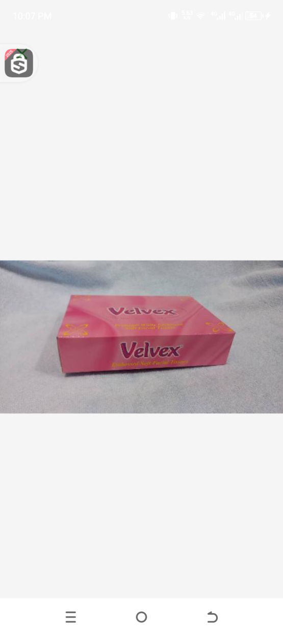 Velvex premium white embossed soft facial tissue 80sheets
