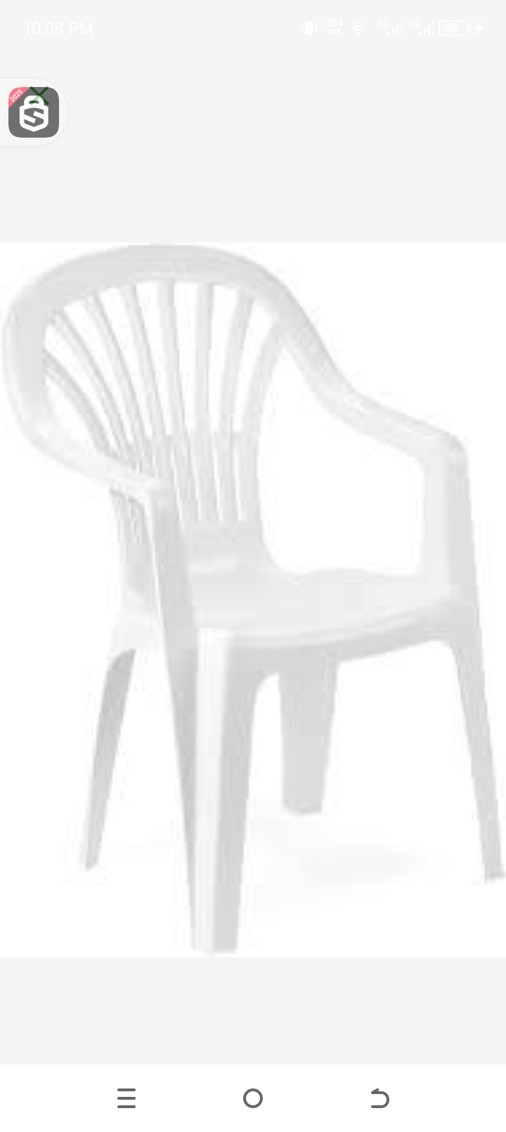 Adult plastic mono block chair 2pcs