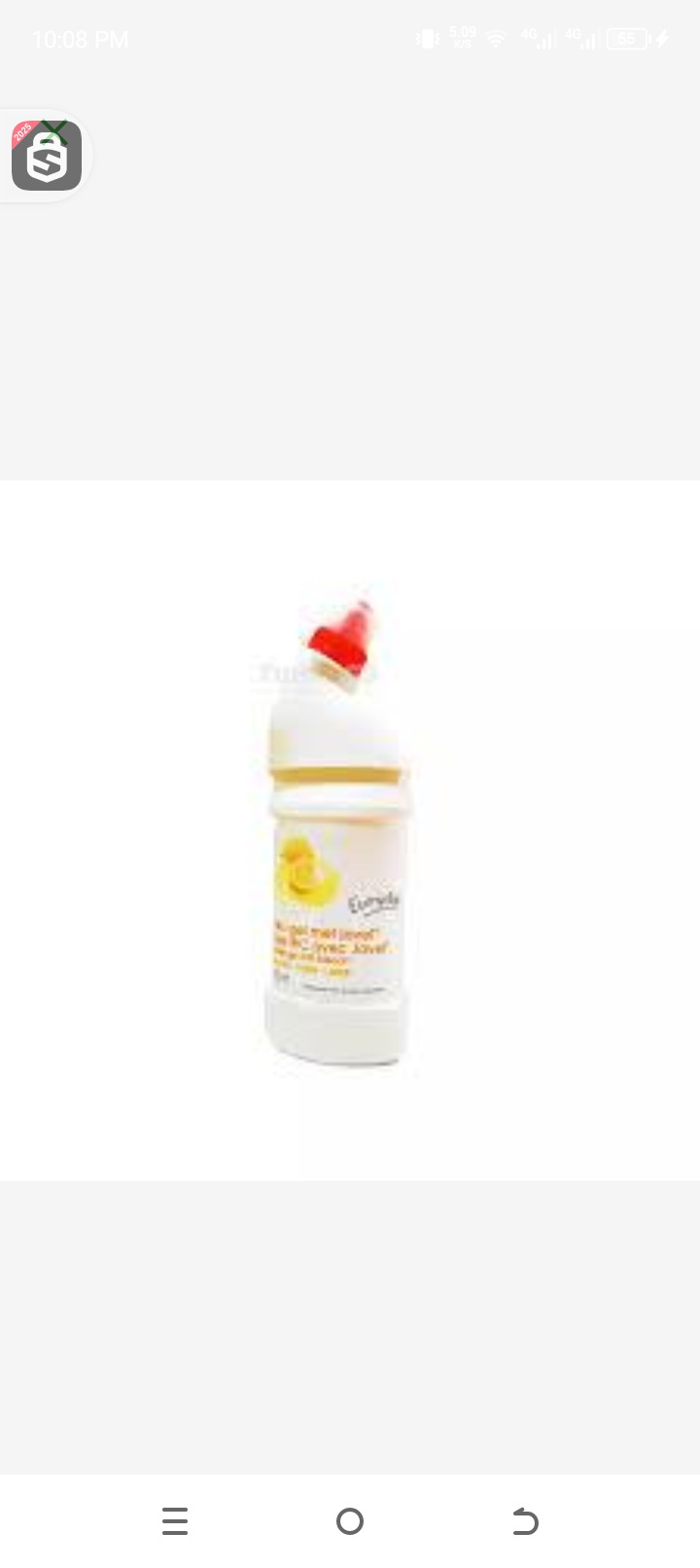 Everyday wc gel with bleach lemon 1l