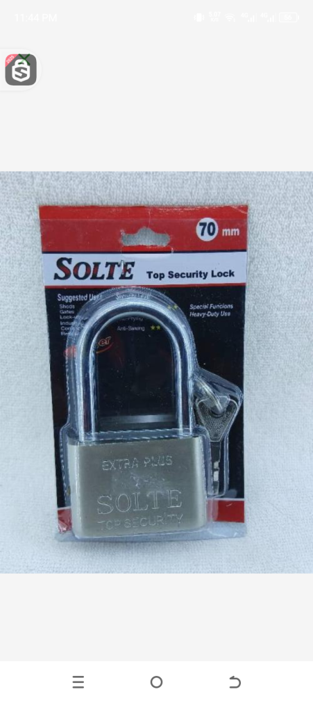 SOLTE Top Security lock 70mm