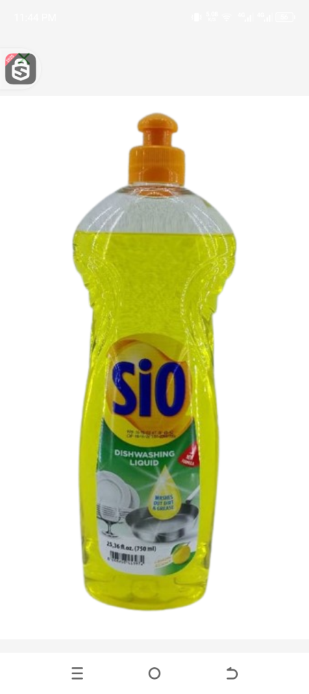 SIO dishwashing liquid lemon scent 750ml