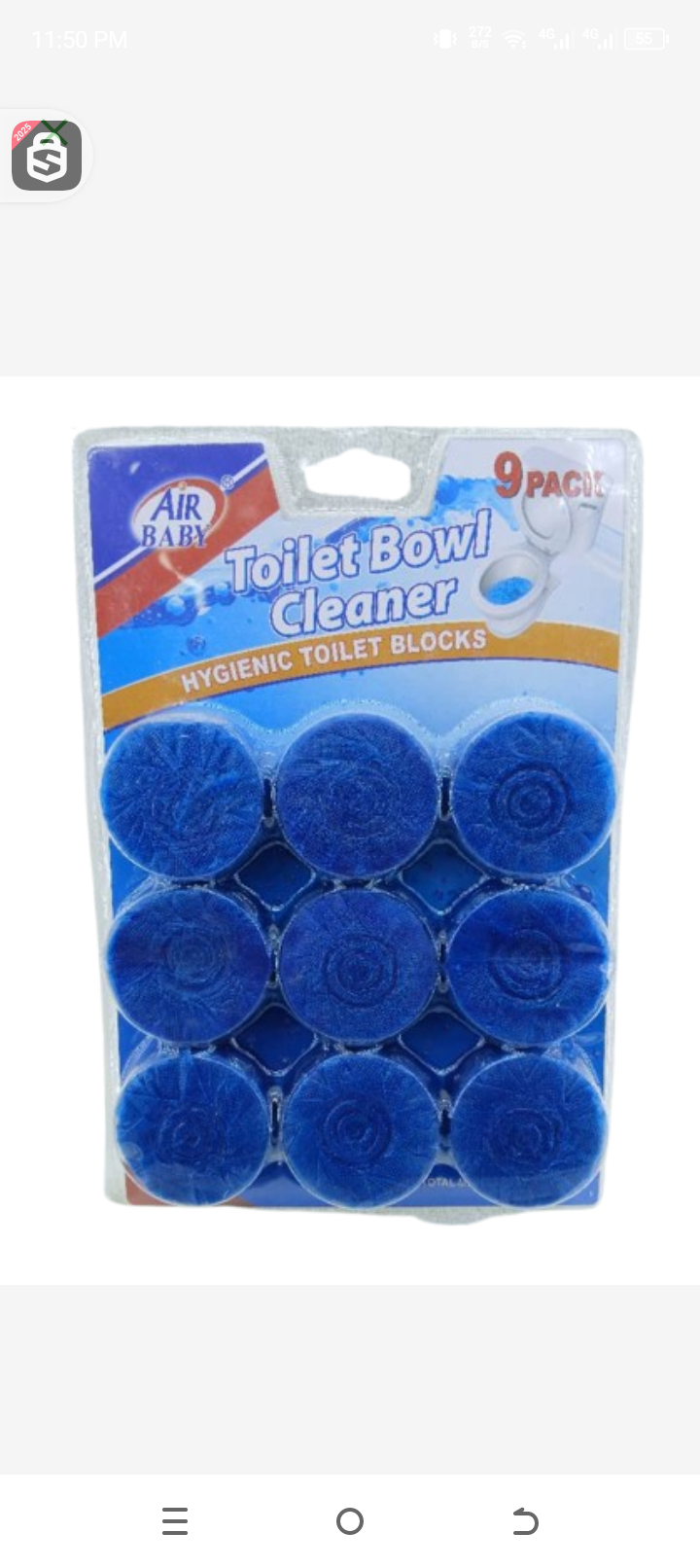Hygienic toilet blocks 9pcs0450gr