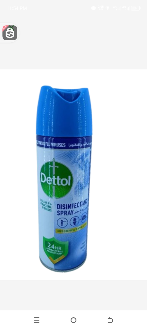Dettol all in 1 disinfectant spray kills 99,9%bacteria and virus