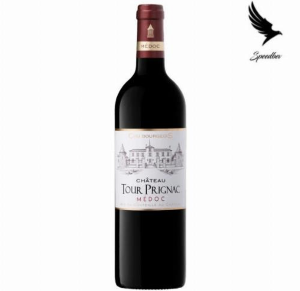 Chateau Tour prignac -medoc crus bourgeois Aoc Aged vintage 75cl. Dry wine with 14.5%Alc