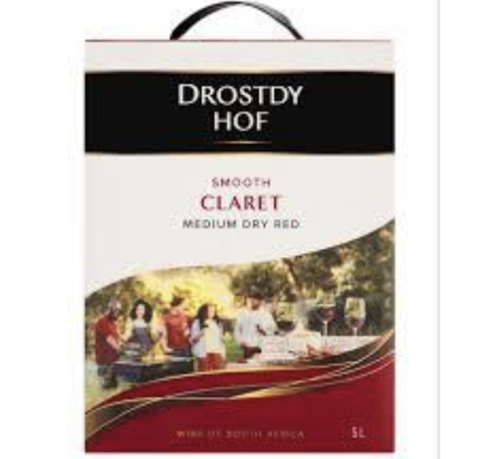 Drostdy-Hof Claret 5L.meduim Dry wine with 12.5%Alc