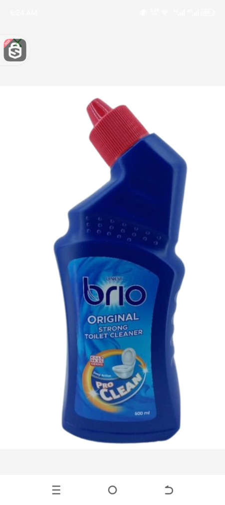 Honest brio original strong toilet cleaner 500ml