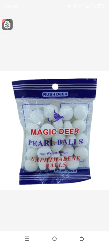 Naphthalene balls 100gr