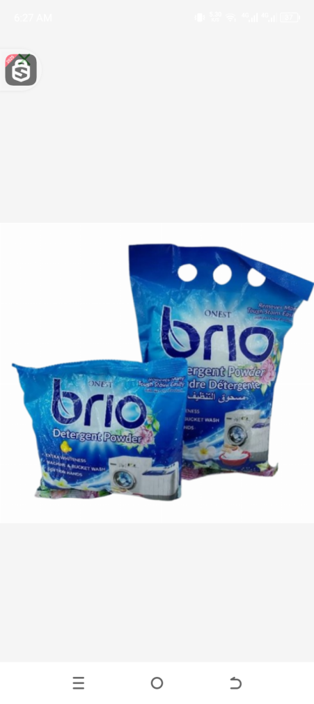 Honest brio detergent powder machine and hand washing