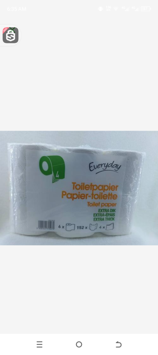 Everyday toilet paper extra thick 6pcs