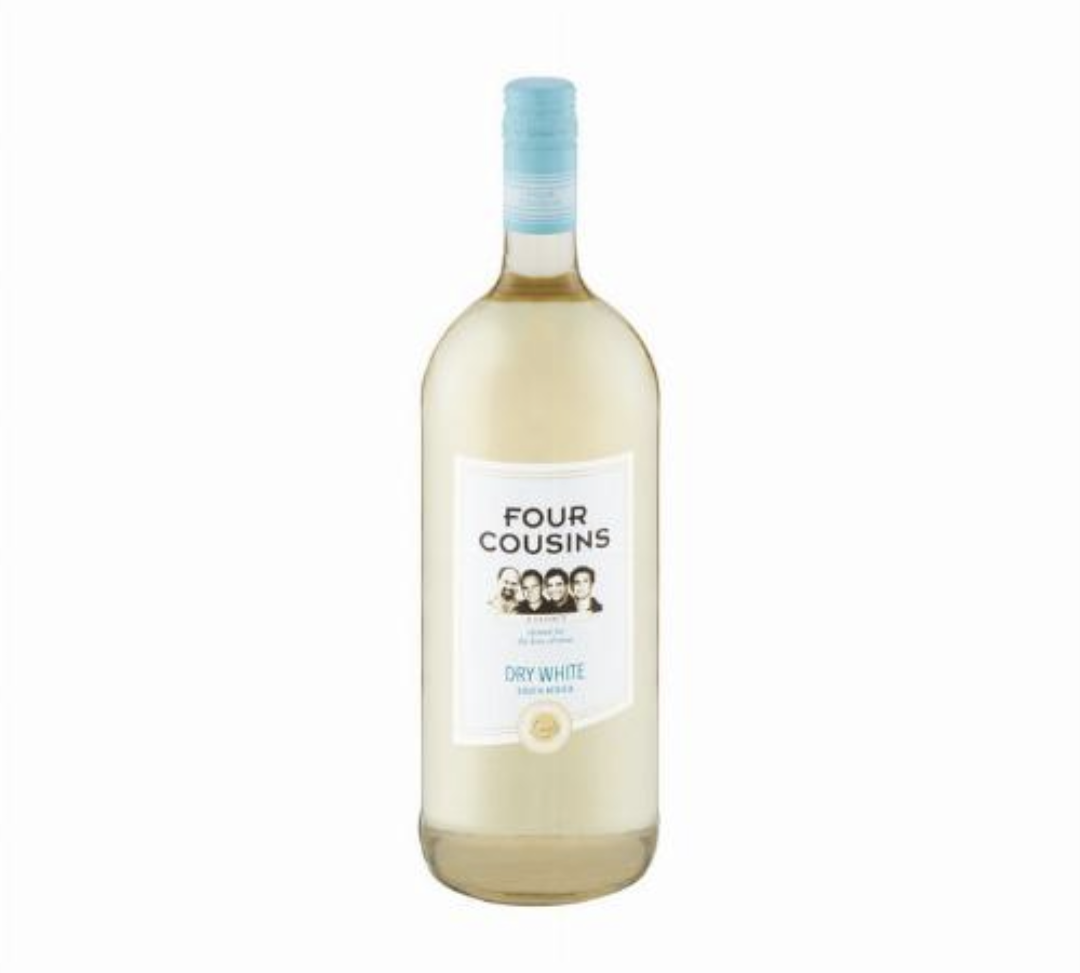 Four cousins Dry white wine 1.5L with 12.5%Alc