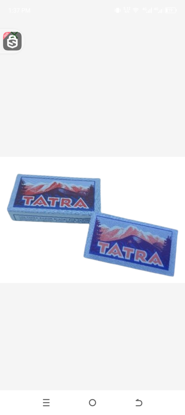 Tatra razor blade(urwembe)