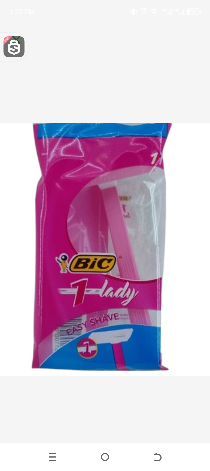 Bic 1 lady 1pc
