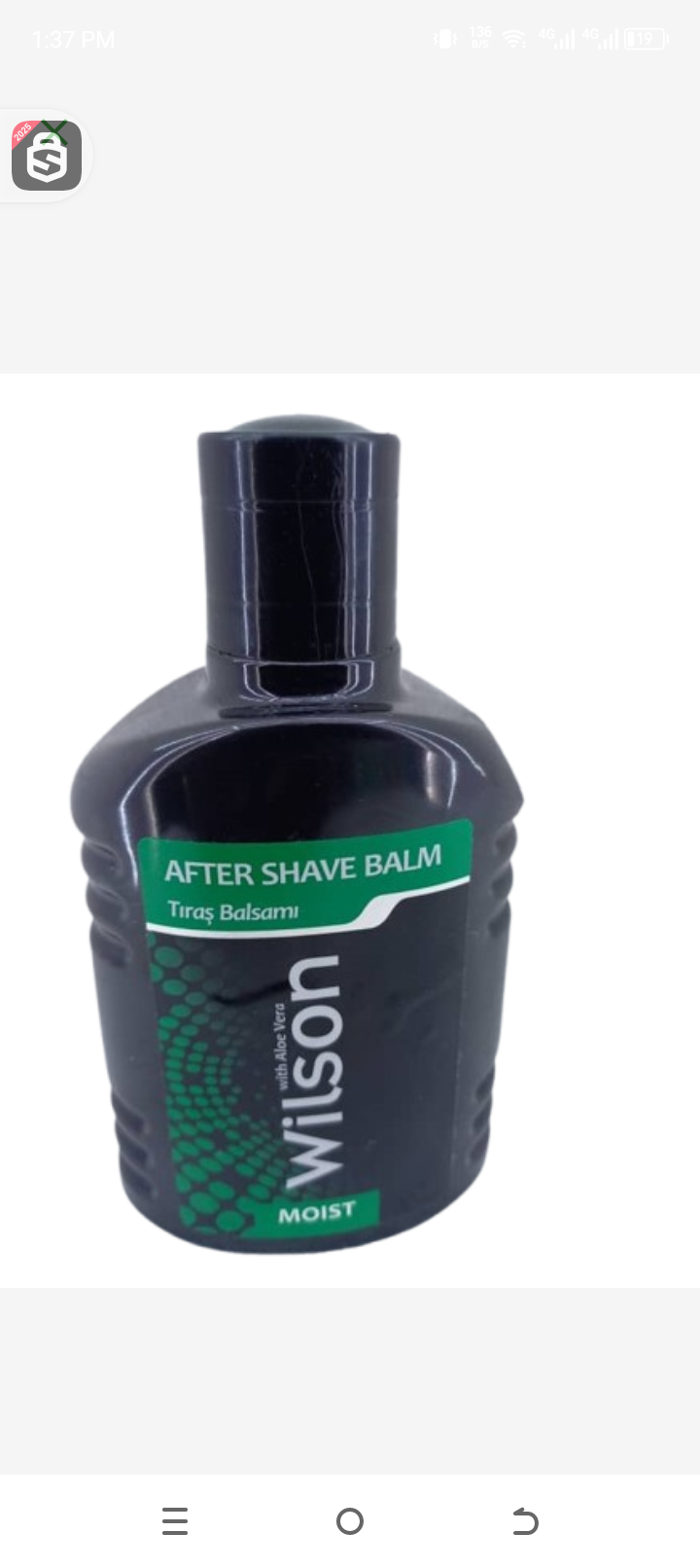 Wilson moist after shave balm 140ml