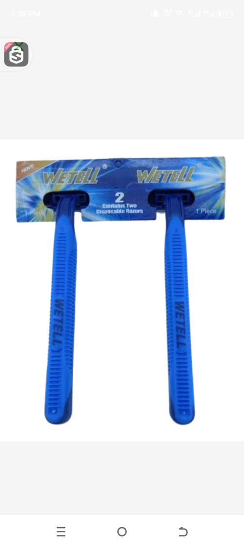 Wetell disposable razors 2pcs