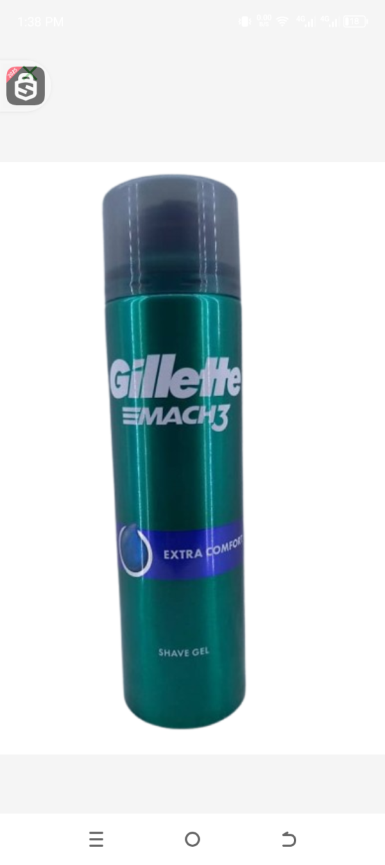 Gillette mach 3 extra comfort gel 200ml