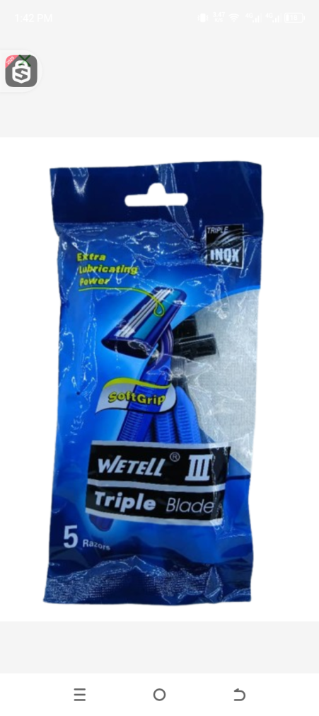 Inmox wetell 3 triple blades 5 razors