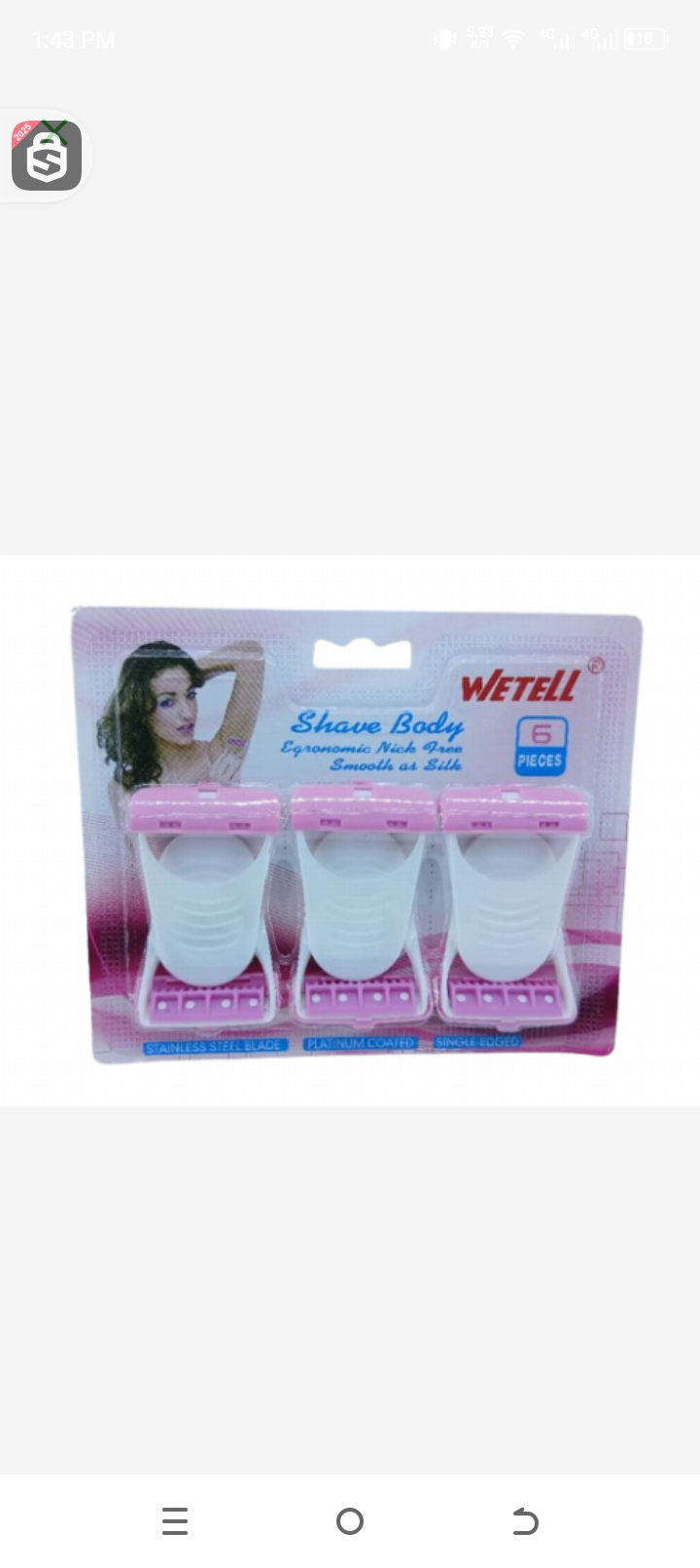 Wetell shave baby 6pcs