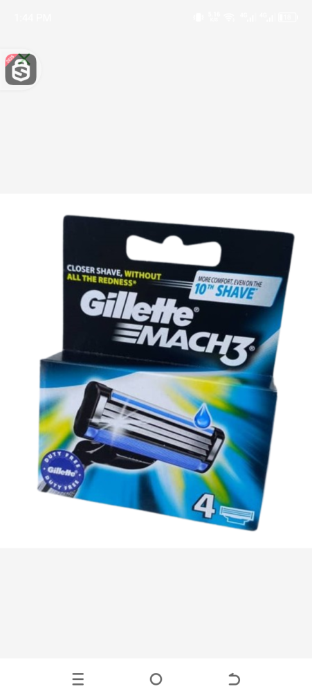 Gillette mach 3 4razor