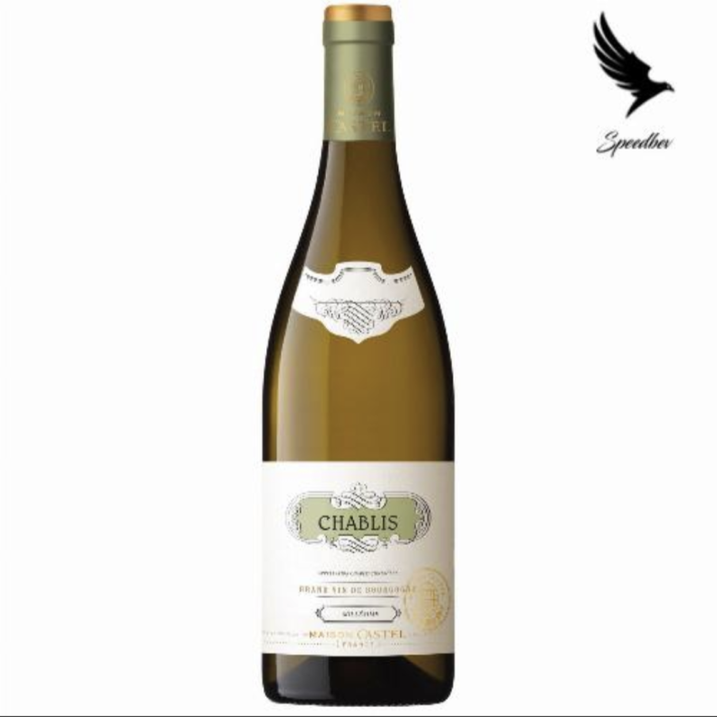 Maison castel Chablis blanch Aoc 2022. 75cl Dry white wine with 13%Alc