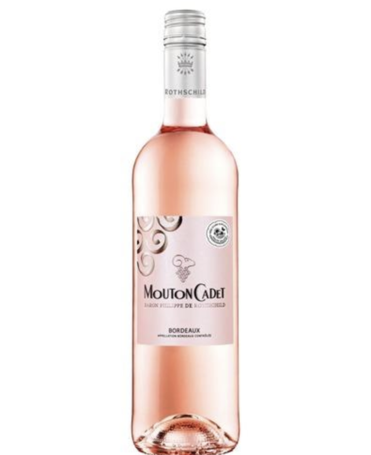 Mouton cadet Bordeaux Rose 75cl.Dry Wine with 12%Alc