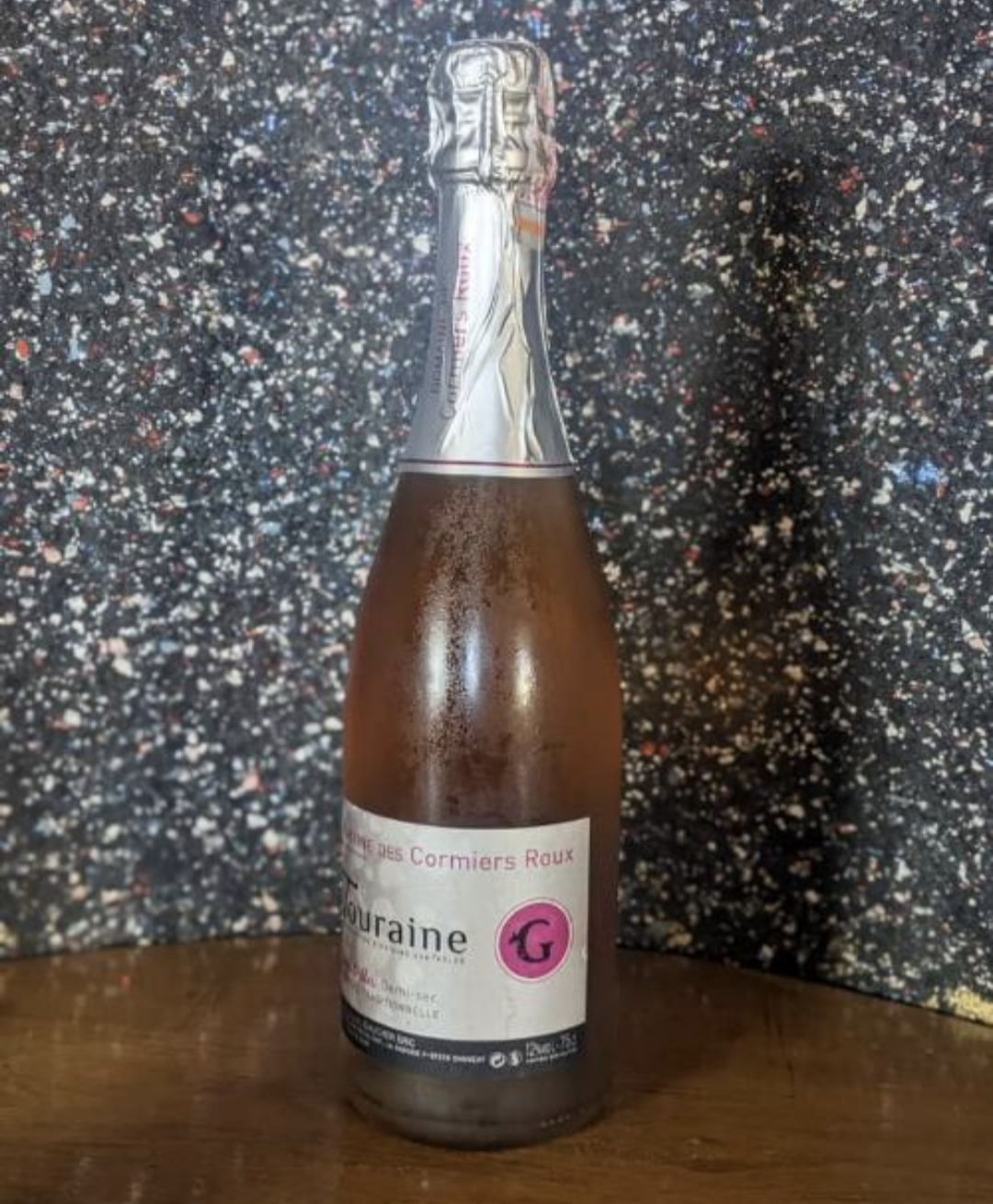 Touraine Rose brut 75cl. Dry wine with 12%Alc