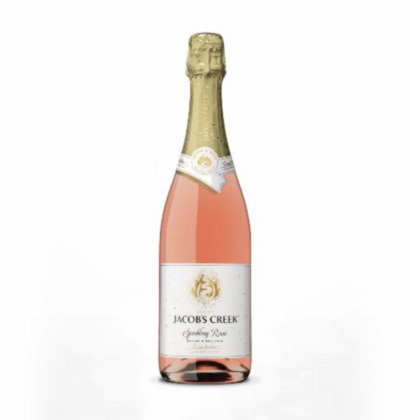 Jacob's creek Sparkling Rose 75cl.Dry wine with 12.5%Alc