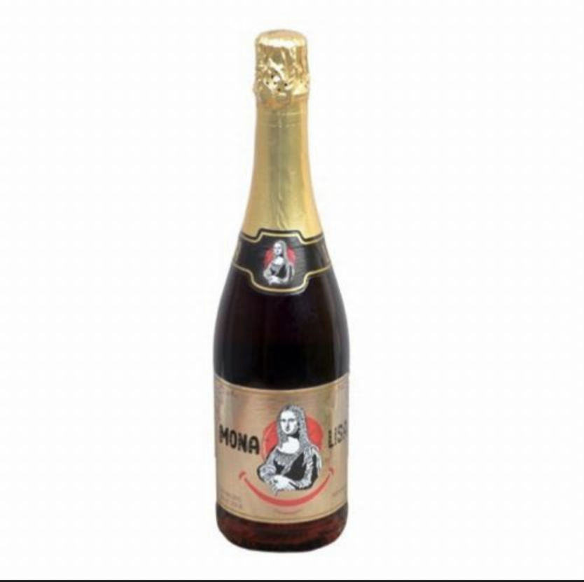 Mona Lisa Red grapes sparkling 75cl.sparkling 0%Alc