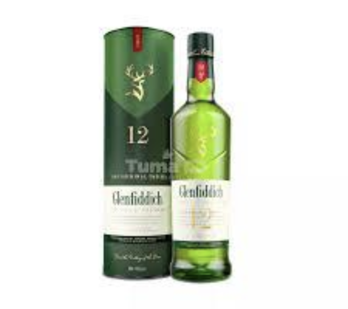 Glenfiddich 12years 1L whisky with 40%vol