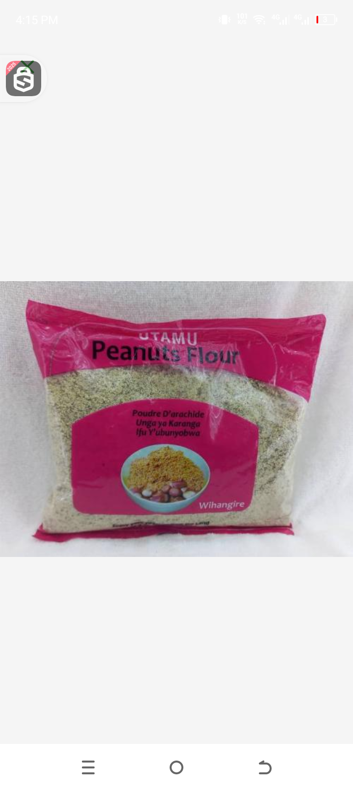 Utamu peanut flour 500gr