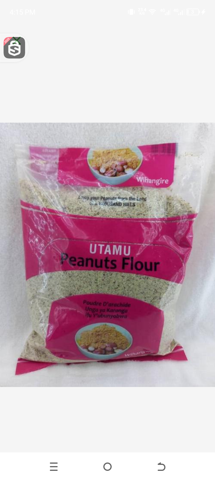 Utamuzi peanut flour 1kg
