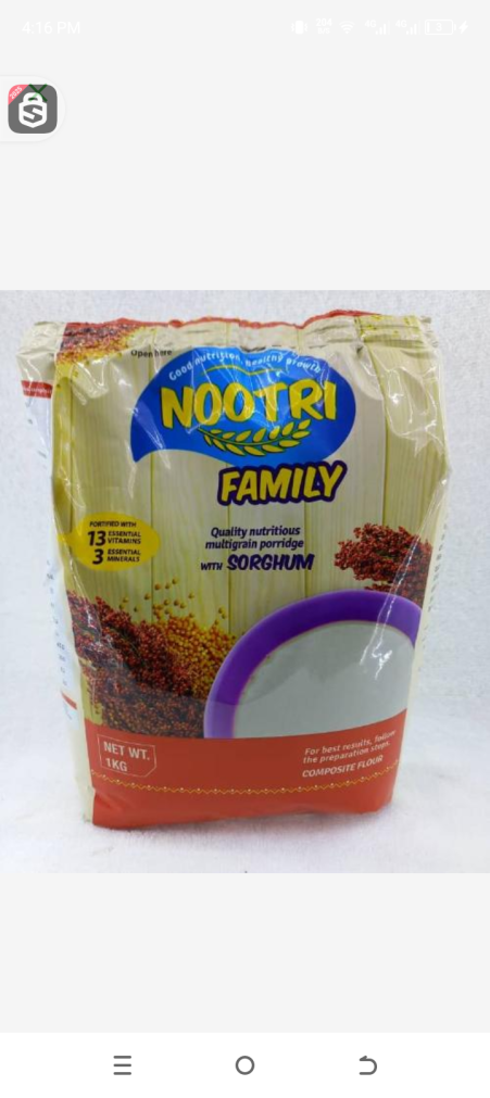 Nootri family with sorghum 1kg
