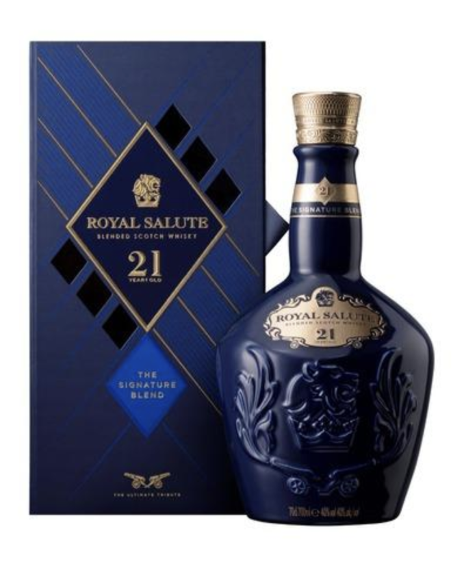 Rayal salute 21 years old 70cl whisky with 40 vol