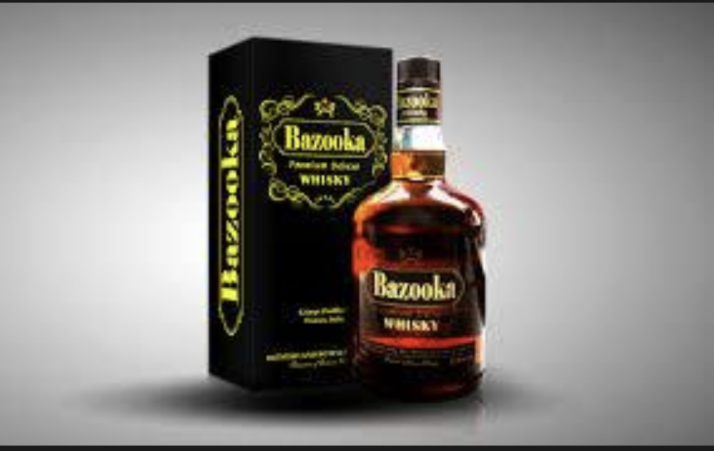 Bazooka whisky 75Cl with 42.8%vol