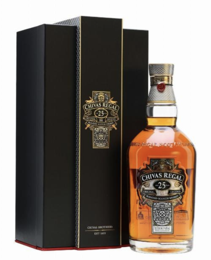 Chivas regal 25year Old 70cl whisky with 40%vol