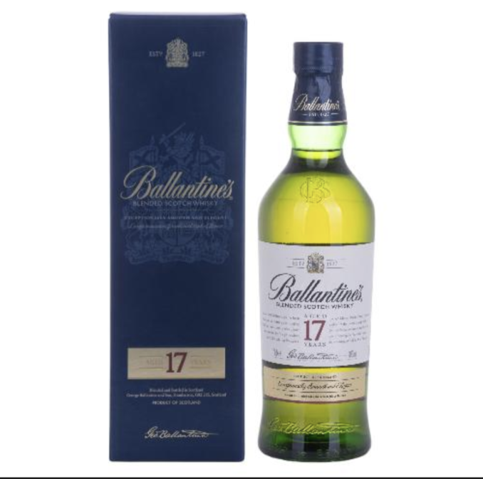 Ballantine's 17years Old blender scotch whisky with 40% vol