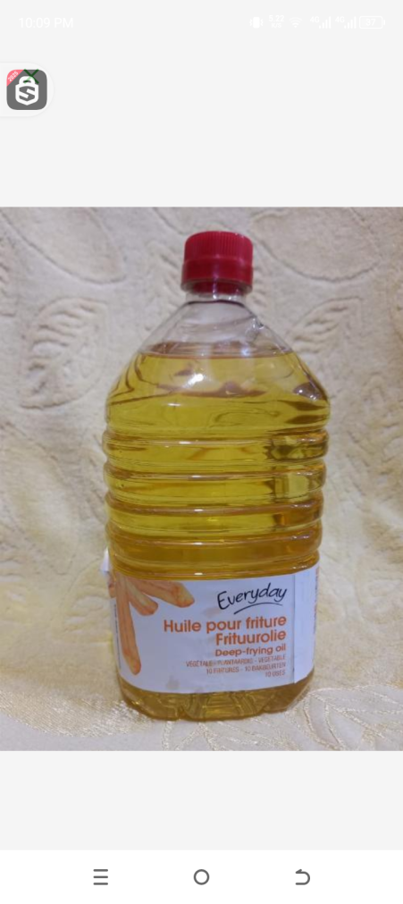 Everyday defp frying vegetables oil 2l