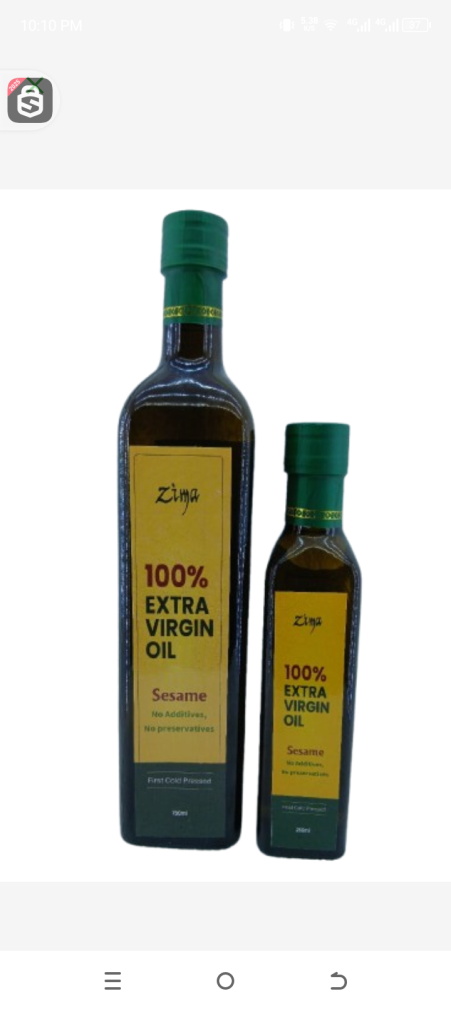 Zima 100%extra virgin oil sezame