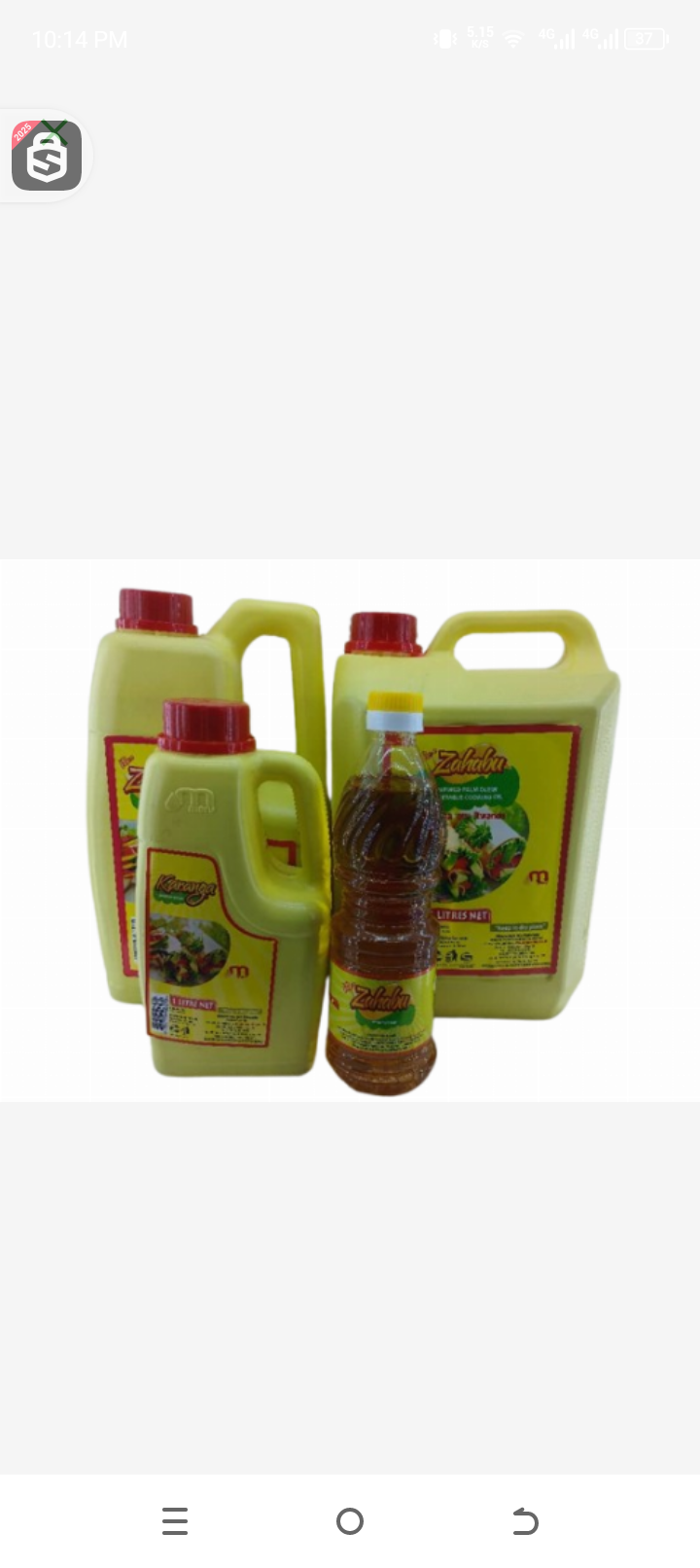 Zahabu refined blended edible cooking oil