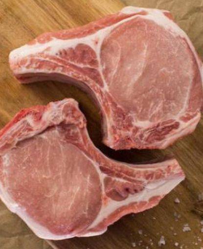Pork lion chops bone in 1/2kg