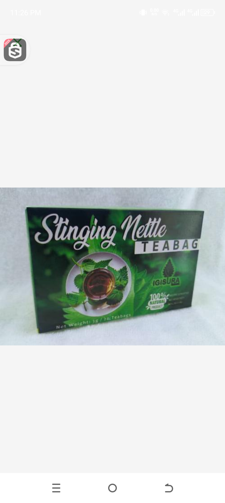 Stinging mette 20teabags