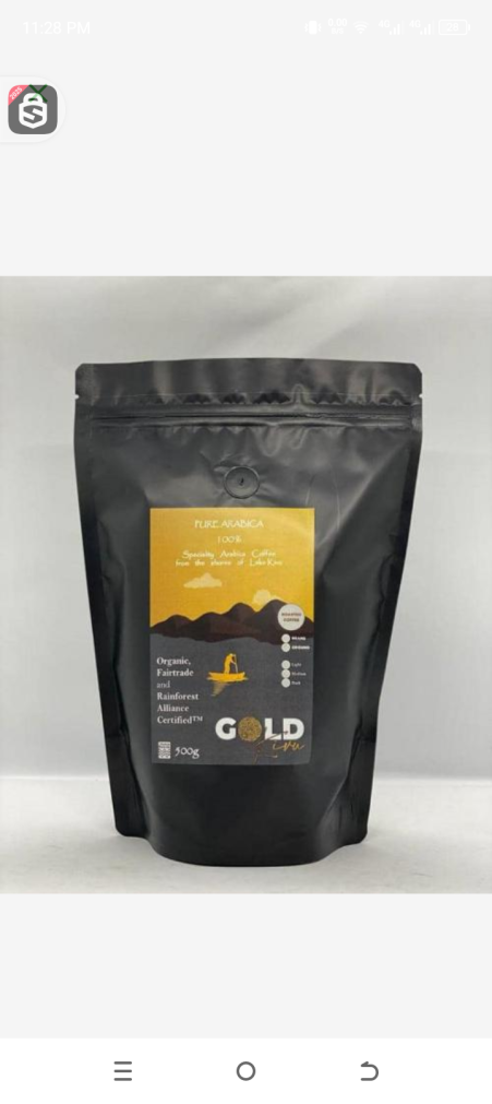 Gold kivu ground coffee 500gr