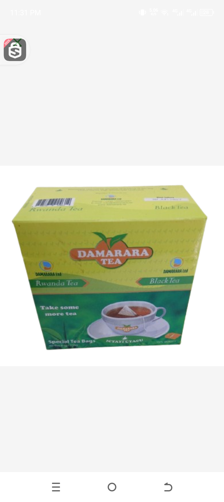 Damarara instant pure natural coffee 50pcs