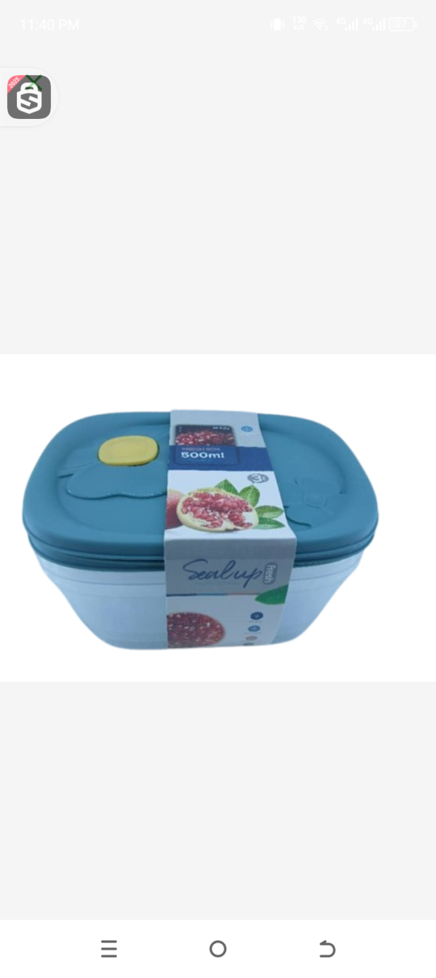 Seal up container 500ml 3pcs