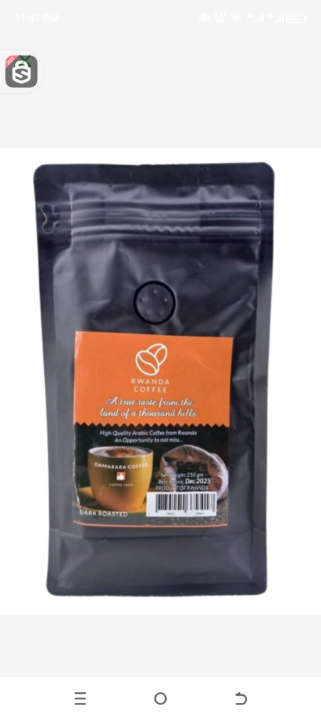 Damarara dark roasted coffee 250gr