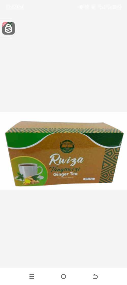 Rwiza perfect tangawizi ginger tea 25bags