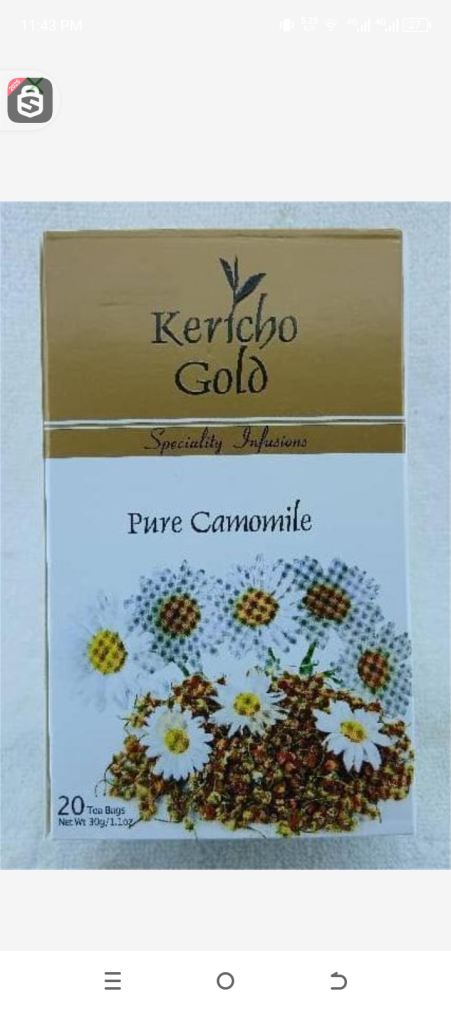 Kericho gold pure chamomile 20tea bags