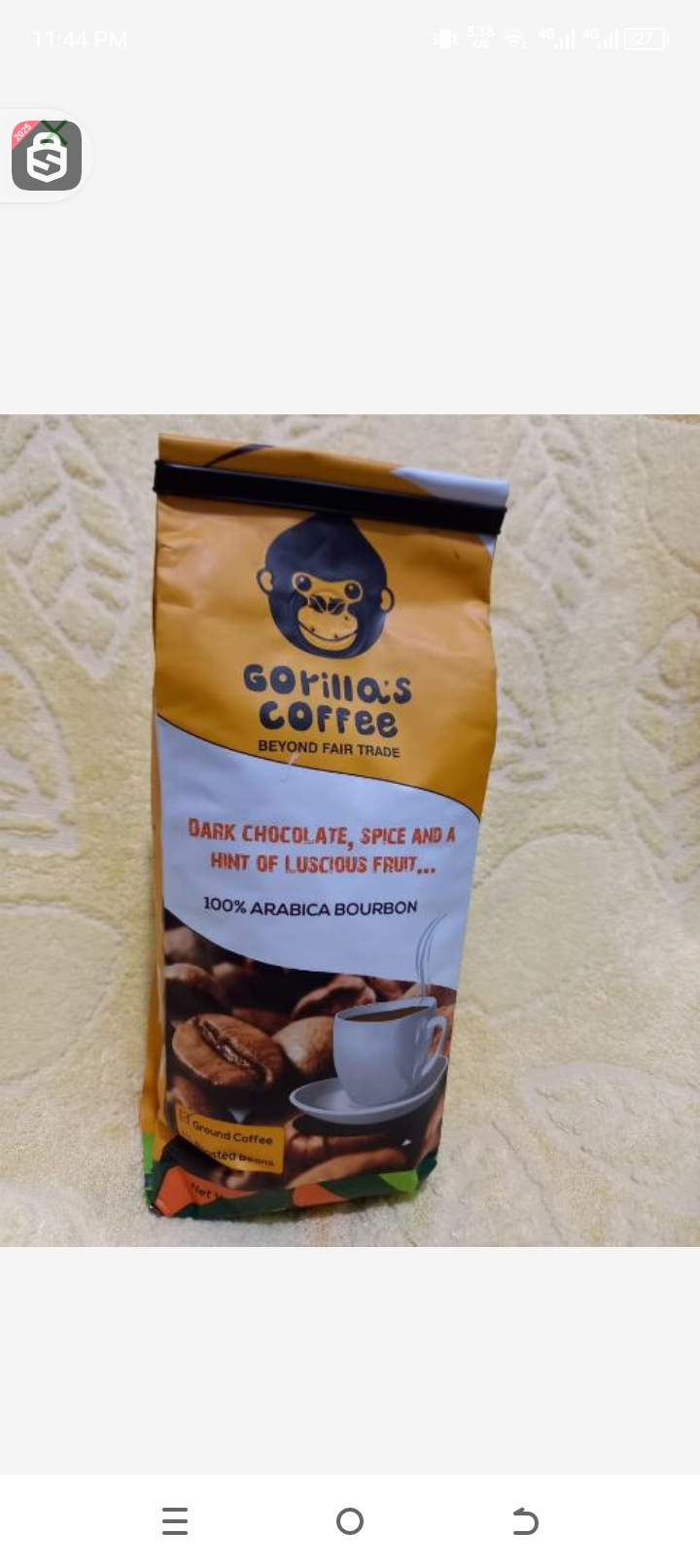 Gorillas coffee beans 500gr