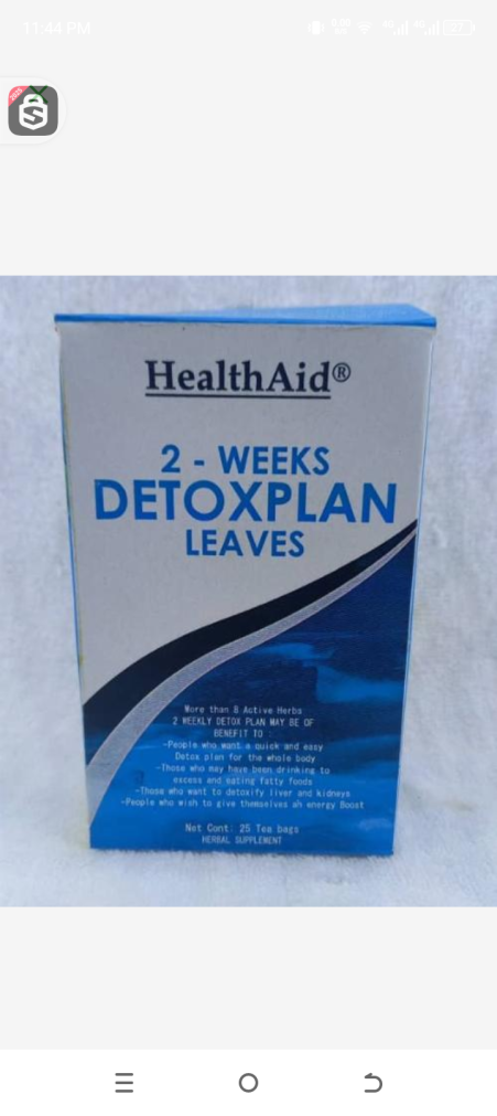2 weeks detoxplan leaves 25teabags