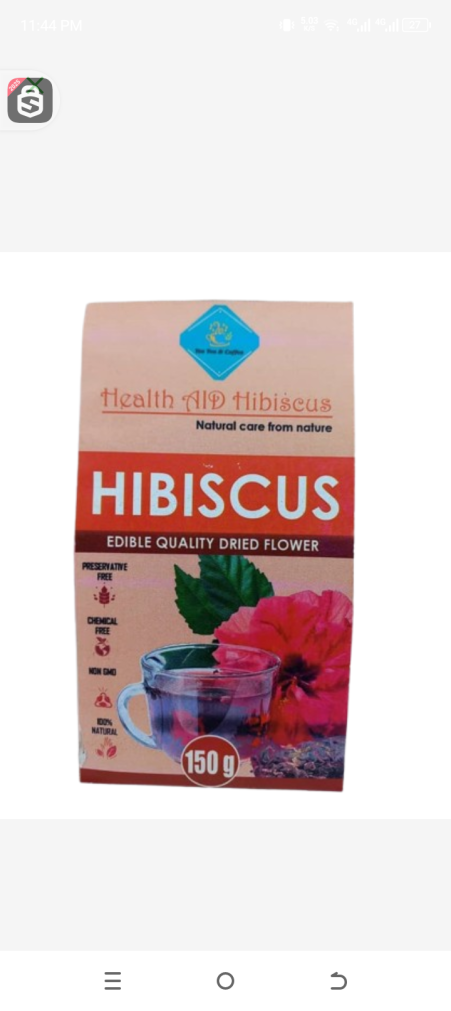 Hibiscus edible quality dried flour 150gr